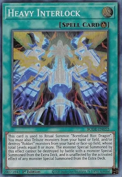 Heavy Interlock BODE-EN052 Yu-Gi-Oh card from Burst of Destiny