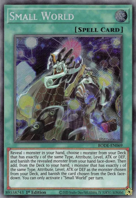 Small World BODE-EN069 Yu-Gi-Oh card from Burst of Destiny