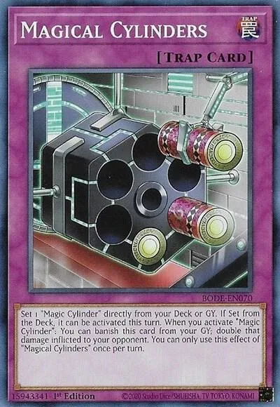Magical Cylinders BODE-EN070 Yu-Gi-Oh card from Burst of Destiny
