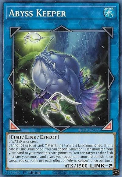 Abyss Keeper BODE-EN083 Yu-Gi-Oh card from Burst of Destiny