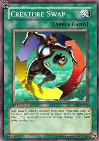 Creature Swap SD1-EN018 1st Edition Yu-Gi-Oh card from Structure Deck: Dragon's Roar