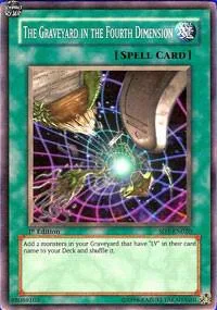 The Graveyard in the Fourth Dimension SD1-EN020 1st Edition Yu-Gi-Oh card from Structure Deck: Dragon's Roar