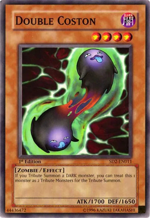 Double Coston SD2-EN011 Unlimited Yu-Gi-Oh card from Structure Deck: Zombie Madness