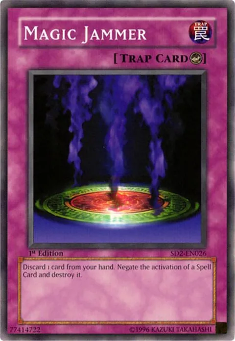 Magic Jammer SD2-EN026 Unlimited Yu-Gi-Oh card from Structure Deck: Zombie Madness