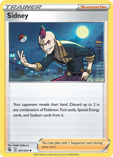 Sidney #241/264 Pokémon card from Fusion Strike