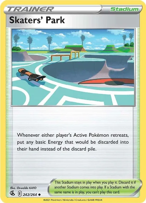 Skaters' Park #242/264 Pokémon card from Fusion Strike
