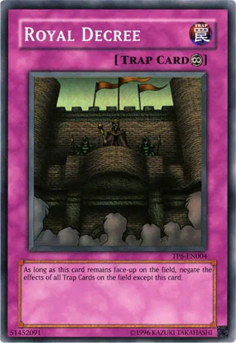 Royal Decree TP6-EN004 Yu-Gi-Oh card from Tournament Pack 6