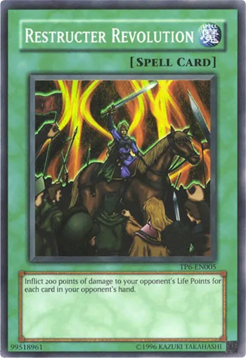 Restructer Revolution TP6-EN005 Yu-Gi-Oh card from Tournament Pack 6