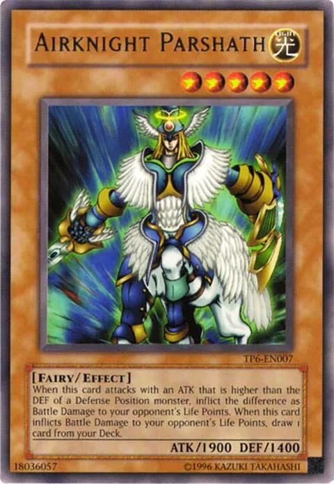 Airknight Parshath TP6-EN007 Yu-Gi-Oh card from Tournament Pack 6
