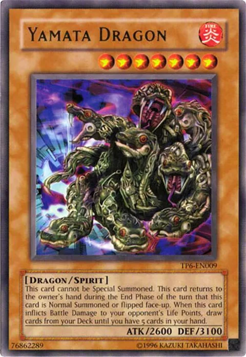Yamata Dragon TP6-EN009 Yu-Gi-Oh card from Tournament Pack 6