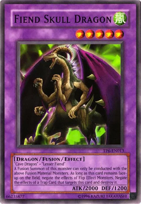 Fiend Skull Dragon TP6-EN013 Yu-Gi-Oh card from Tournament Pack 6