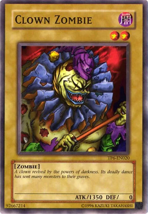 Clown Zombie TP6-EN020 Yu-Gi-Oh card from Tournament Pack 6
