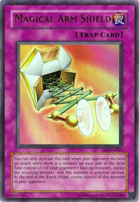 Magical Arm Shield TP8-EN001 Yu-Gi-Oh card from Tournament Pack 8