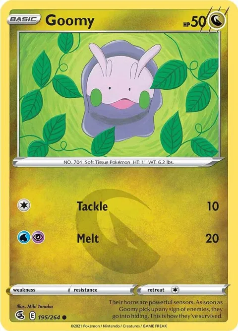Goomy #195/264 Pokémon card from Fusion Strike