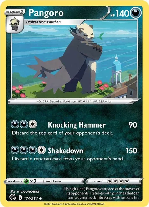 Pangoro #174/264 Pokémon card from Fusion Strike