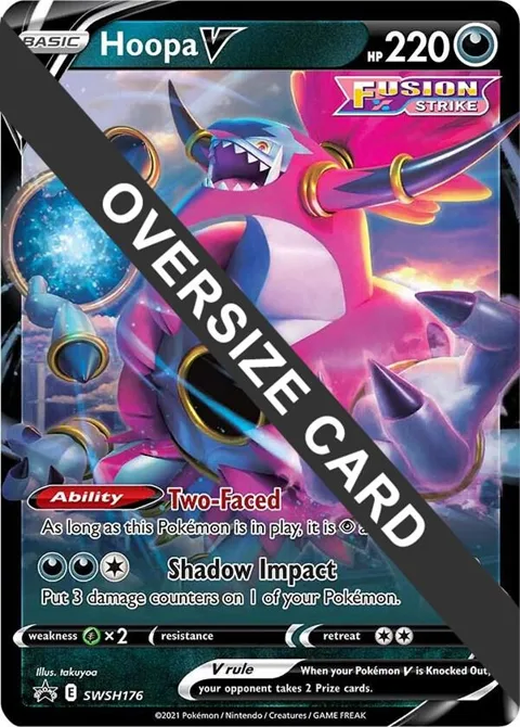 Hoopa V #SWSH176 Holofoil Pokémon card from Jumbo Cards