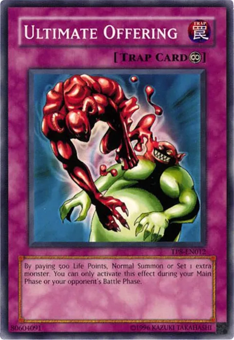 Ultimate Offering TP8-EN012 Yu-Gi-Oh card from Tournament Pack 8