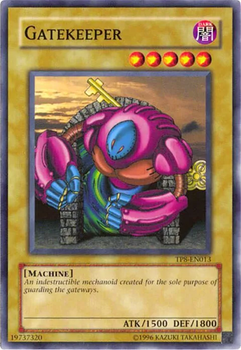 Gatekeeper TP8-EN013 Yu-Gi-Oh card from Tournament Pack 8