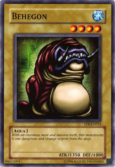 Behegon TP8-EN014 Yu-Gi-Oh card from Tournament Pack 8
