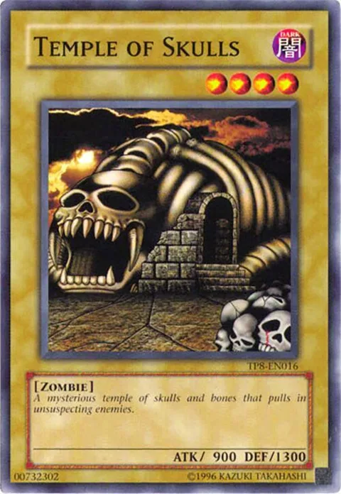 Temple of Skulls TP8-EN016 Yu-Gi-Oh card from Tournament Pack 8