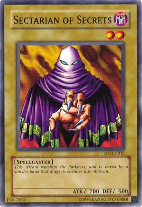 Sectarian of Secrets TP8-EN019 Yu-Gi-Oh card from Tournament Pack 8