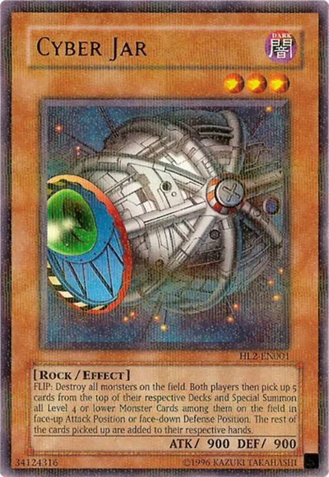 Cyber Jar HL2-EN001 Yu-Gi-Oh card from Hobby League 2