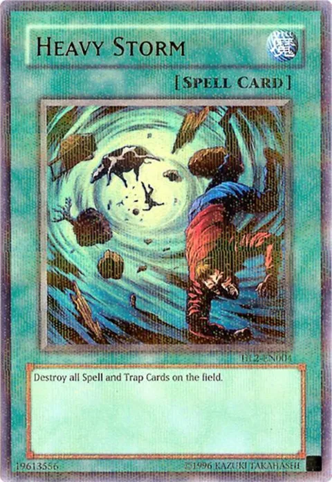 Heavy Storm HL2-EN004 Yu-Gi-Oh card from Hobby League 2