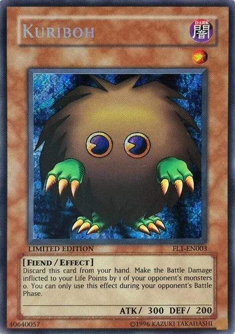 Kuriboh FL1-EN003 Yu-Gi-Oh card from Forbidden Legacy
