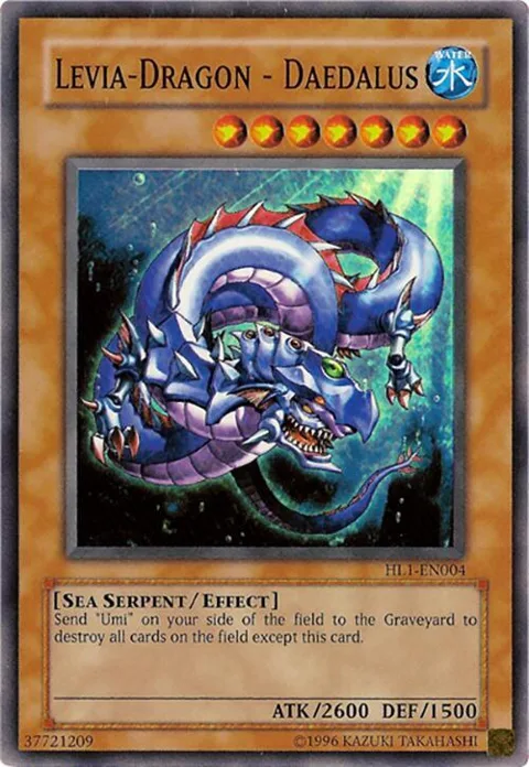 Levia-Dragon - Daedalus HL1-EN004 Yu-Gi-Oh card from Hobby League 1