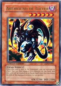 Archfiend of Gilfer JMP-EN003 Yu-Gi-Oh card from Shonen Jump Magazine Promos