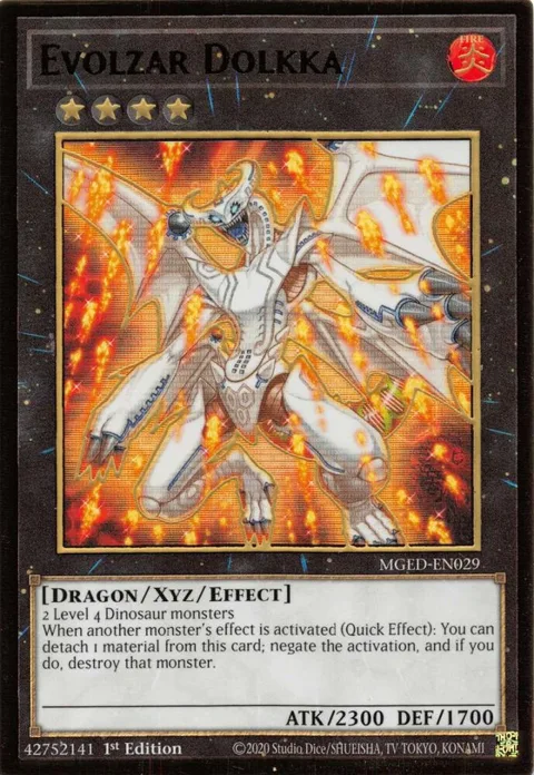 Evolzar Dolkka MGED-EN029 Yu-Gi-Oh card from Maximum Gold: El Dorado
