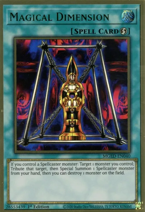 Magical Dimension MGED-EN040 Yu-Gi-Oh card from Maximum Gold: El Dorado