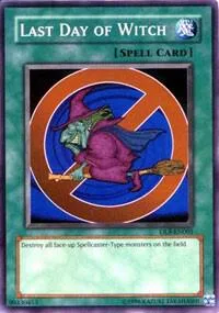 Last Day of Witch DL9-EN001 Yu-Gi-Oh card from Duelist League Promo