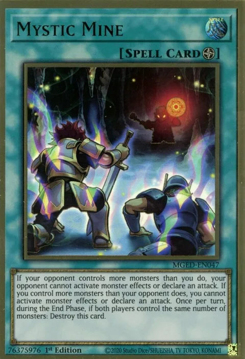 Mystic Mine MGED-EN047 Yu-Gi-Oh card from Maximum Gold: El Dorado