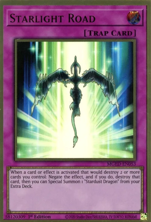 Starlight Road MGED-EN053 Yu-Gi-Oh card from Maximum Gold: El Dorado