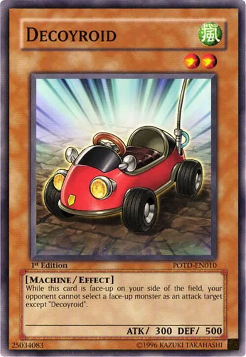 Decoyroid POTD-EN010 Unlimited Yu-Gi-Oh card from Power of the Duelist