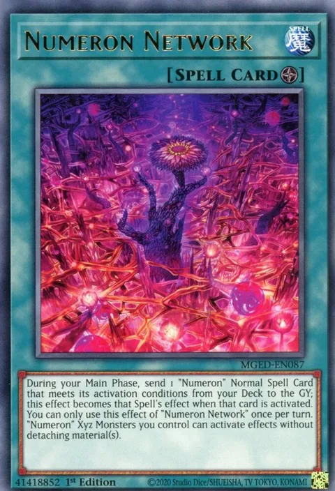 Numeron Network MGED-EN087 Yu-Gi-Oh card from Maximum Gold: El Dorado