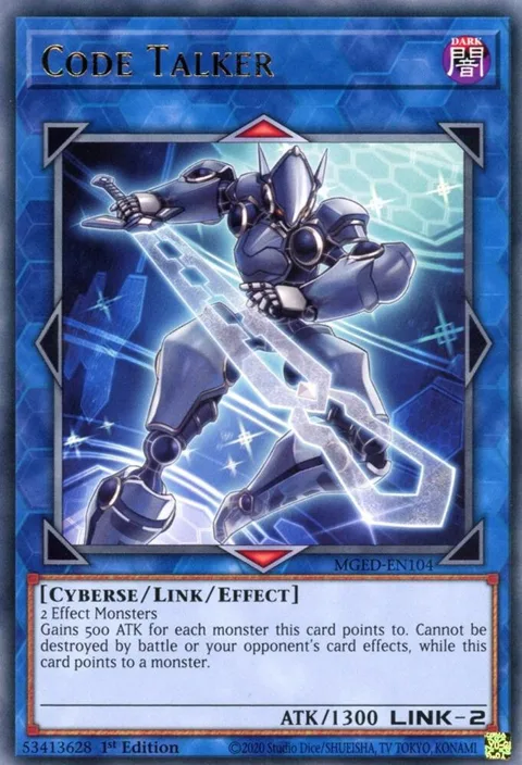Code Talker MGED-EN104 Yu-Gi-Oh card from Maximum Gold: El Dorado
