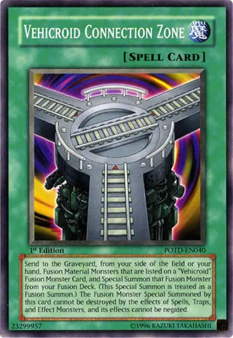 Vehicroid Connection Zone POTD-EN040 Unlimited Yu-Gi-Oh card from Power of the Duelist