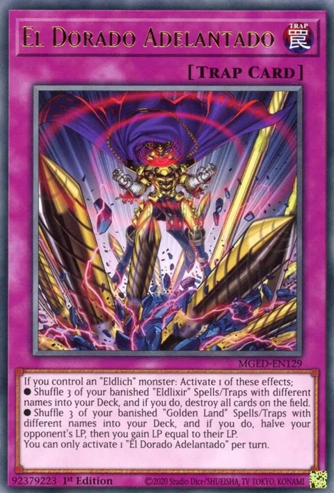 El Dorado Adelantado MGED-EN129 Yu-Gi-Oh card from Maximum Gold: El Dorado