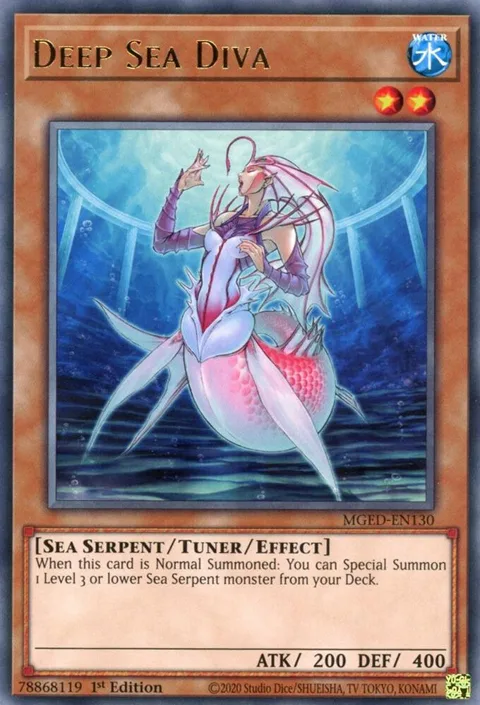 Deep Sea Diva MGED-EN130 Yu-Gi-Oh card from Maximum Gold: El Dorado