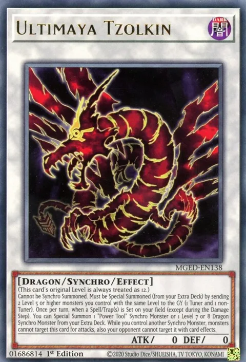Ultimaya Tzolkin MGED-EN138 Yu-Gi-Oh card from Maximum Gold: El Dorado