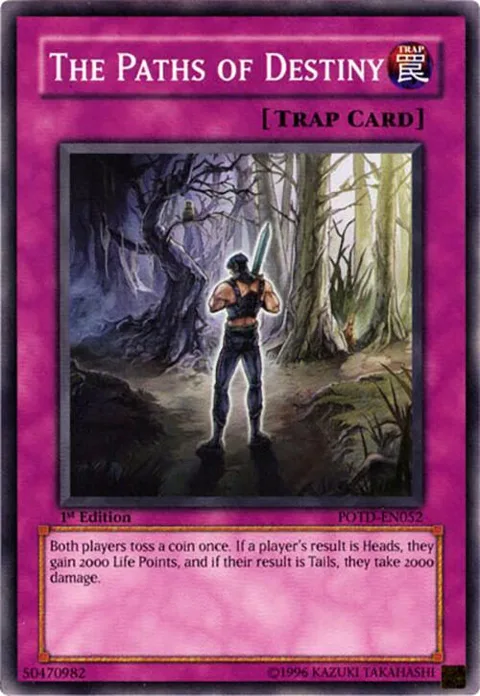 The Paths of Destiny POTD-EN052 1st Edition Yu-Gi-Oh card from Power of the Duelist