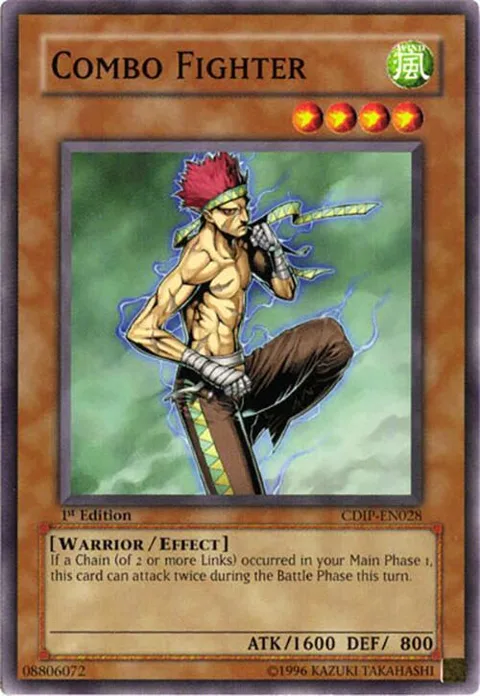 Combo Fighter CDIP-EN028 Unlimited Yu-Gi-Oh card from Cyberdark Impact