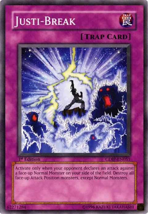 Justi-Break CDIP-EN051 Unlimited Yu-Gi-Oh card from Cyberdark Impact
