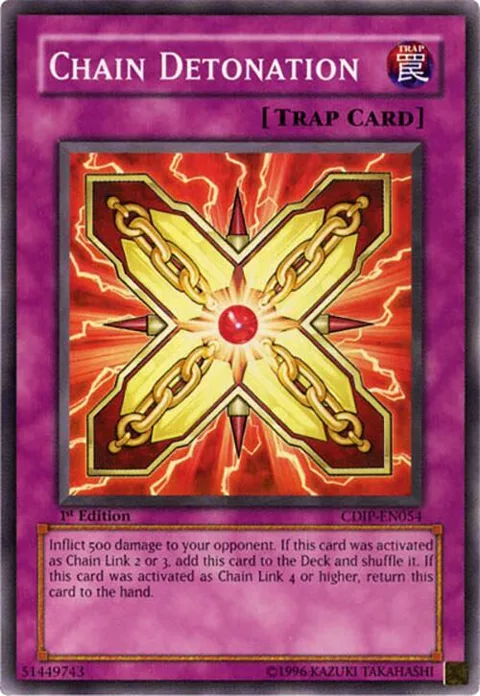 Chain Detonation CDIP-EN054 Unlimited Yu-Gi-Oh card from Cyberdark Impact