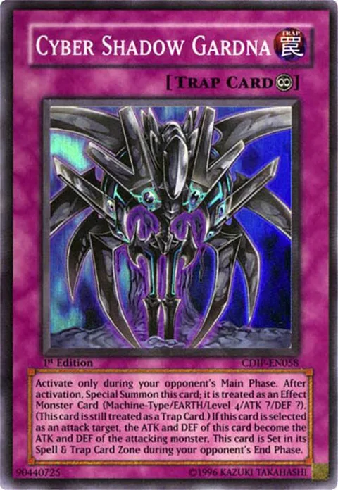 Cyber Shadow Gardna CDIP-EN058 Yu-Gi-Oh card from Cyberdark Impact