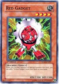 Red Gadget SD10-EN007 Unlimited Yu-Gi-Oh card from Structure Deck: Machine Re-Volt