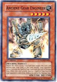 Ancient Gear Engineer SD10-EN003 Unlimited Yu-Gi-Oh card from Structure Deck: Machine Re-Volt