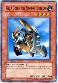 Gear Golem the Moving Fortress SD10-EN010 1st Edition Yu-Gi-Oh card from Structure Deck: Machine Re-Volt